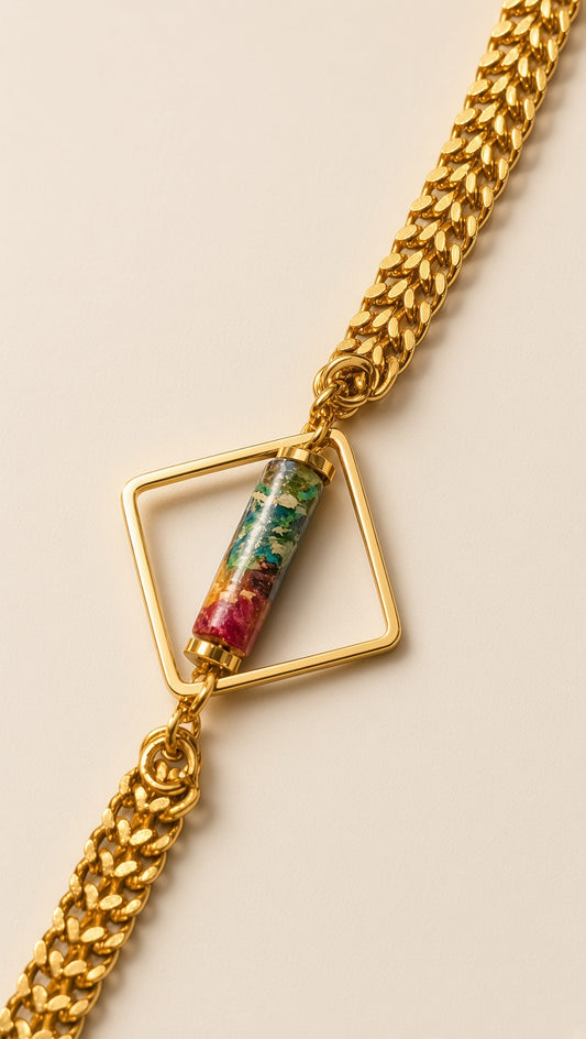 Bracelet Kalima au jaspe royal